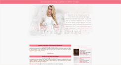 Desktop Screenshot of annaleigh-ashford.com